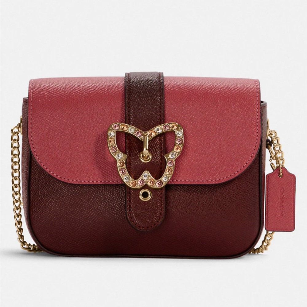 Coach Gemma Crossbody in Colorblock with Butterfly